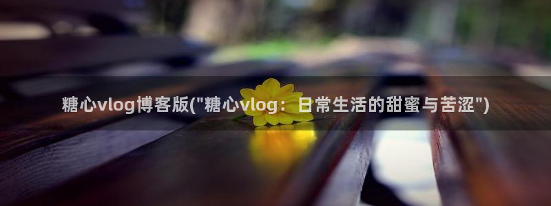 糖心vlog女主播名字:糖心vlog博客